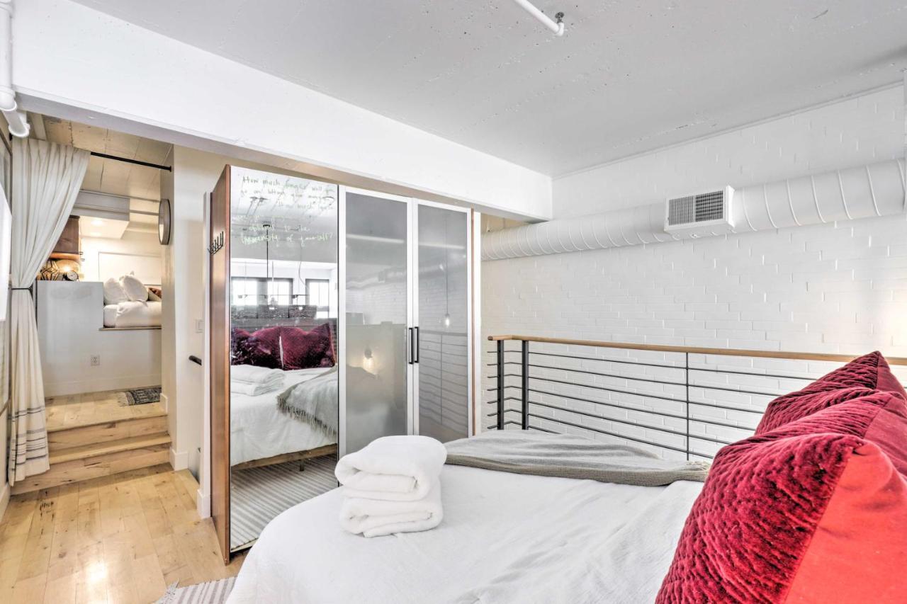 Chic Slc Downtown Studio Loft Walk To Shops Salt Lake City Exteriér fotografie